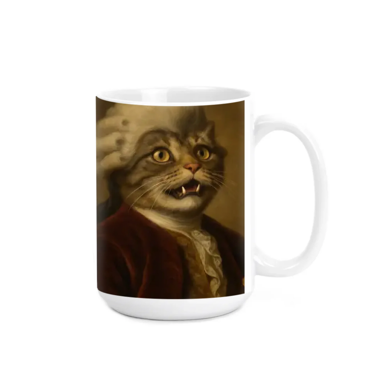 egyedi fényképes királyi portré bögre XL