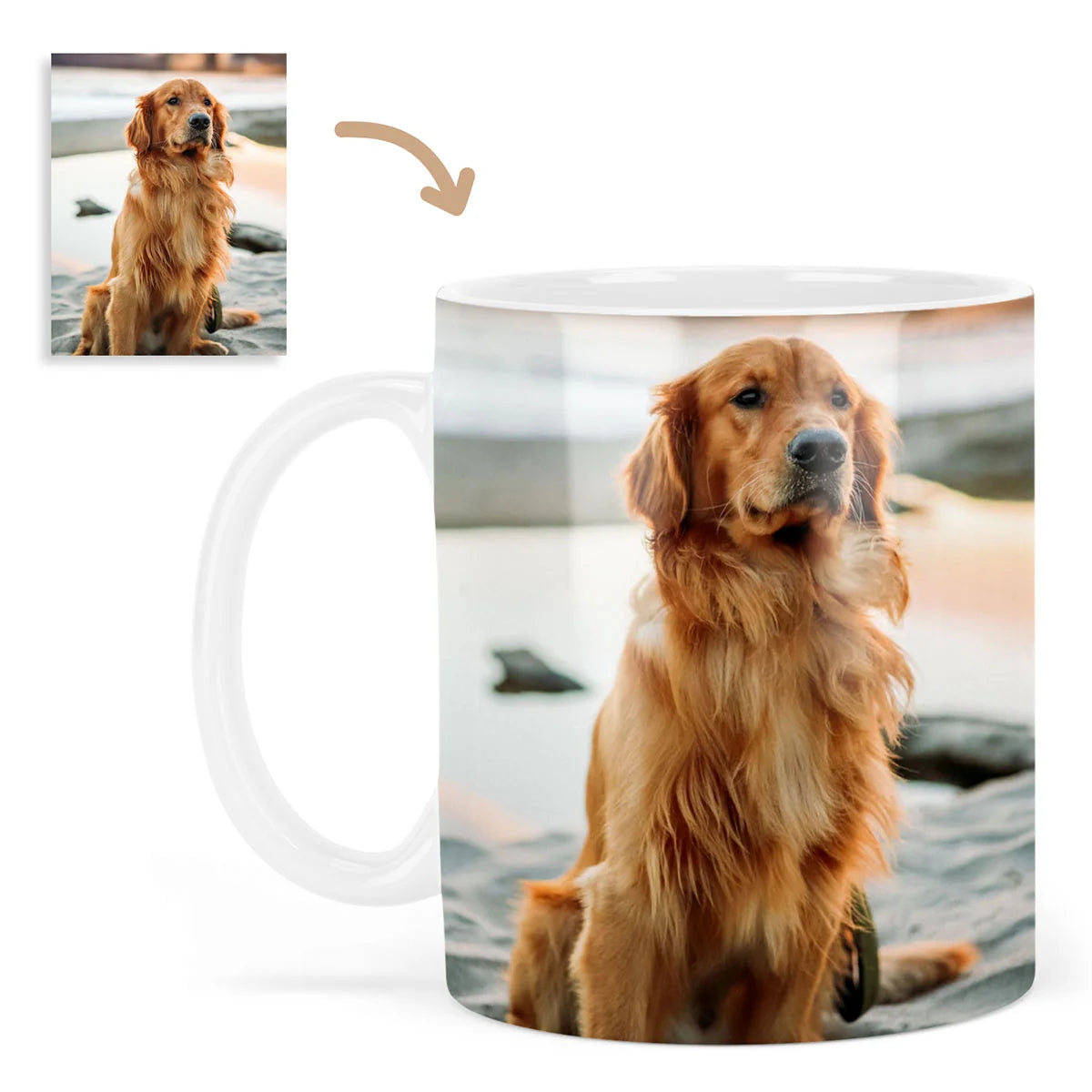 Kutyás Bögre Saját Fényképpel