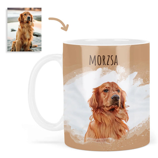 Egyedi Kutyás Bögre