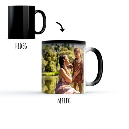 egyedi panoráma fényképes bögre színváltó