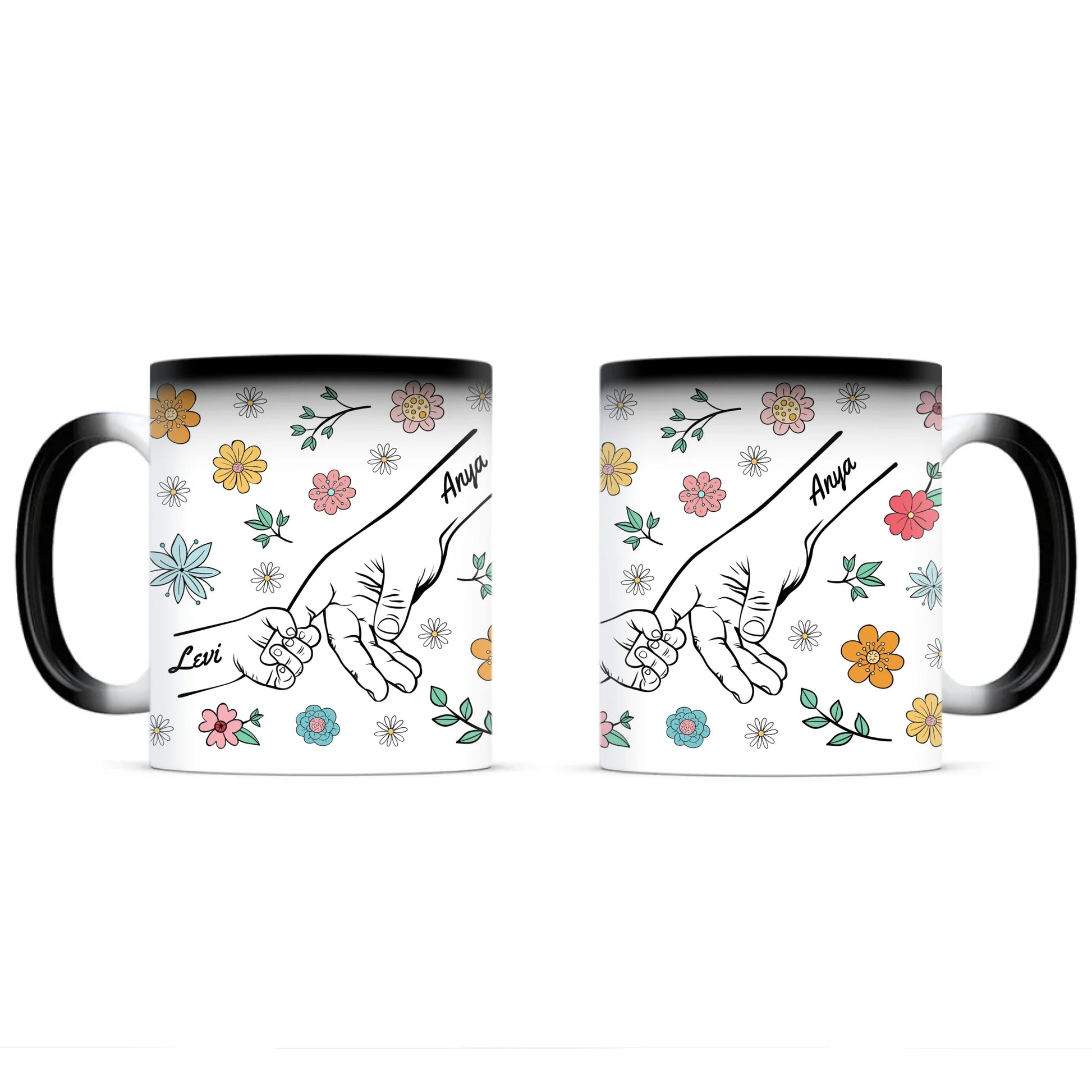 egyedi személyre szabható neves bögre gyerekek nevével ajándék anyáknak