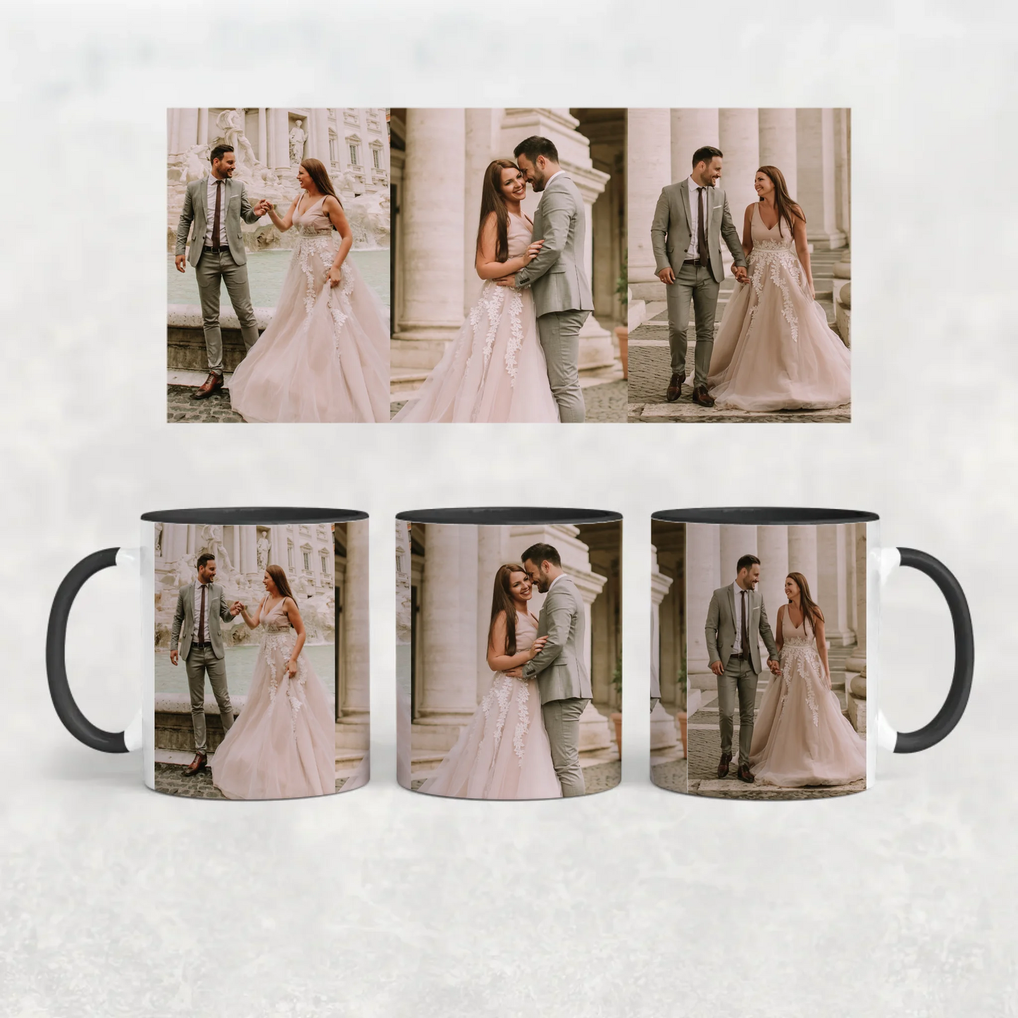 egyedi fényképes bögre 3 fényképpel