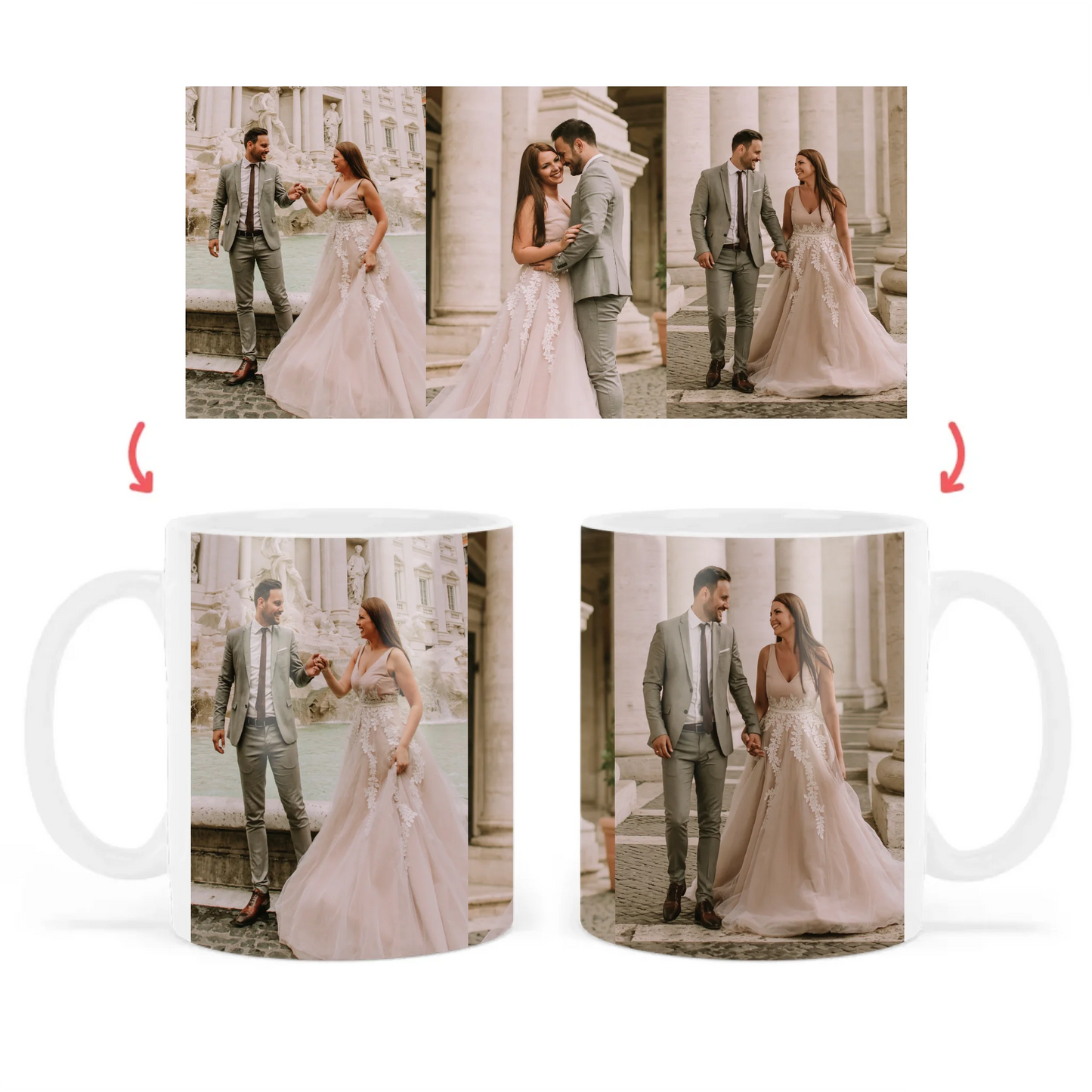 egyedi fényképes bögre 3 fényképpel