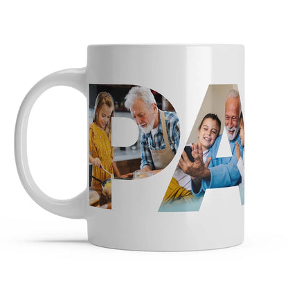 Egyedi PAPA bögre 4 fényképpel