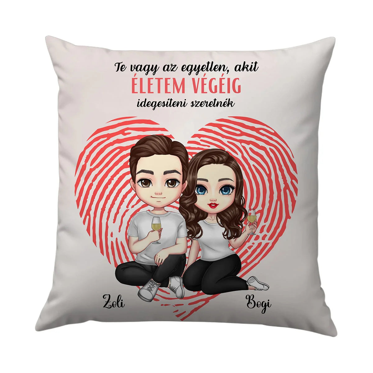 Személyre Szabható Párna Pároknak