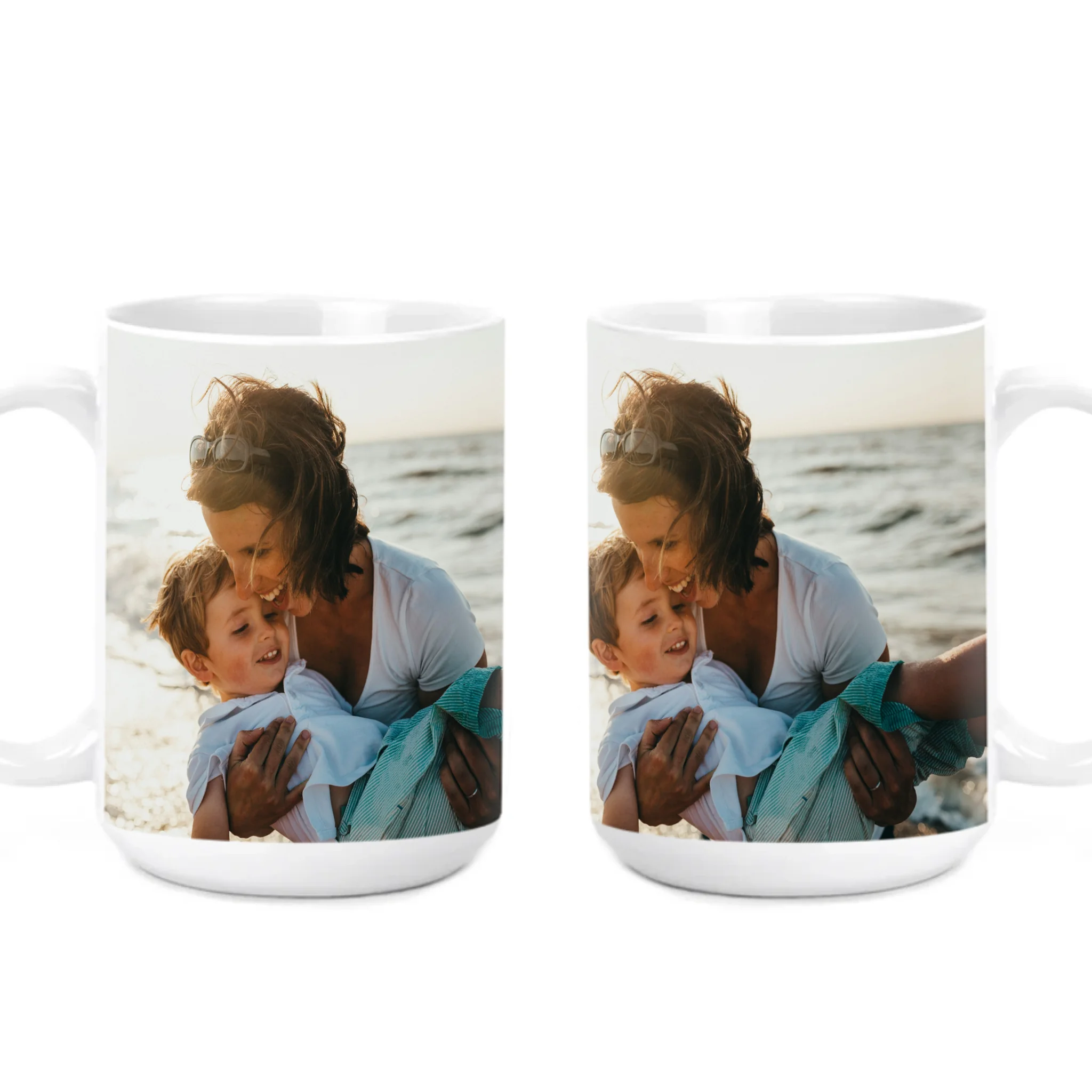 fényképes nagy XL bögre két fényképpel