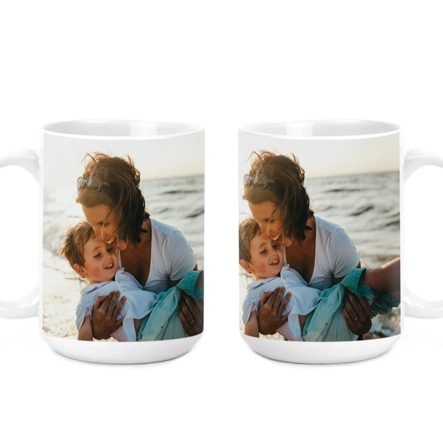 fényképes nagy XL bögre két fényképpel