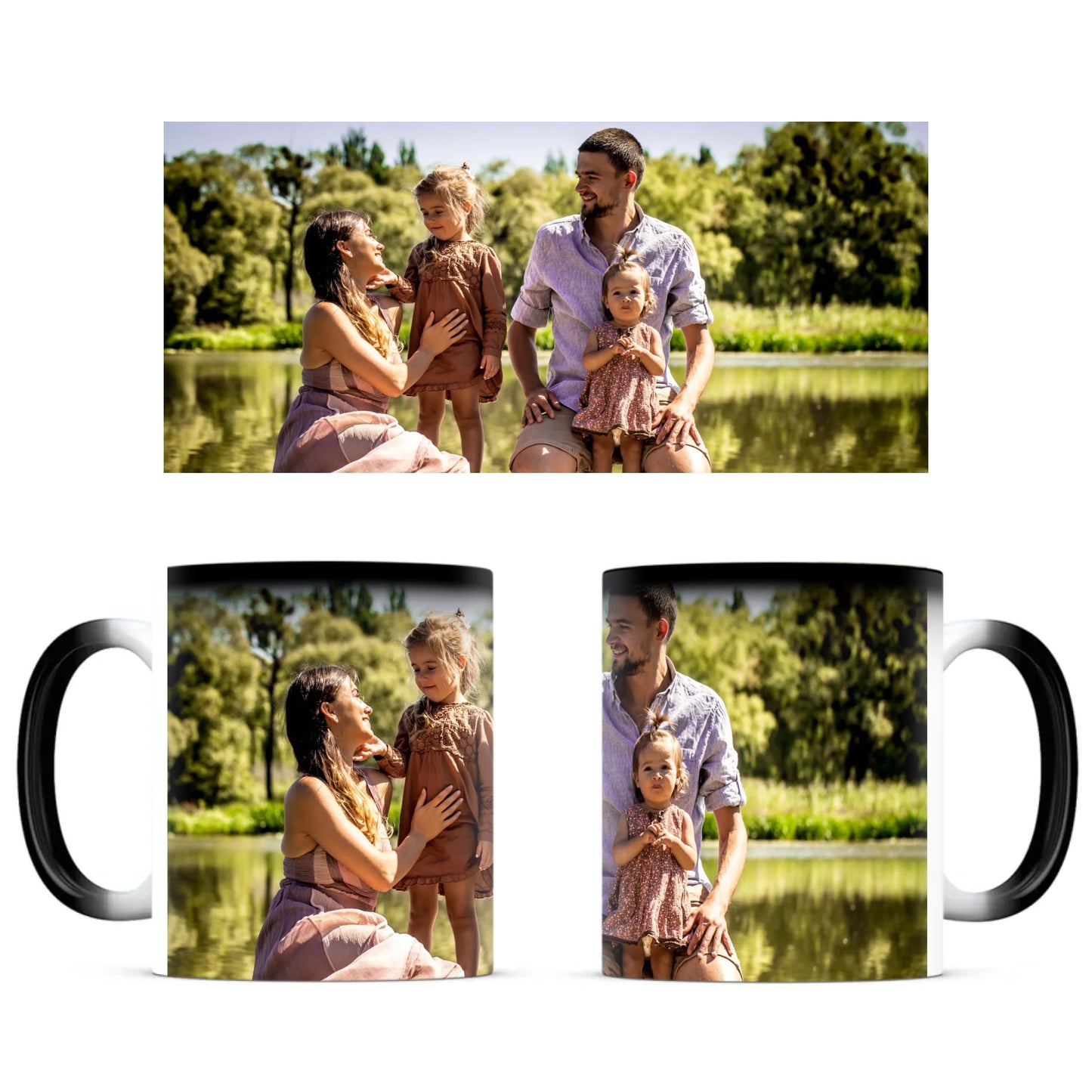 egyedi panoráma fényképes bögre színváltó