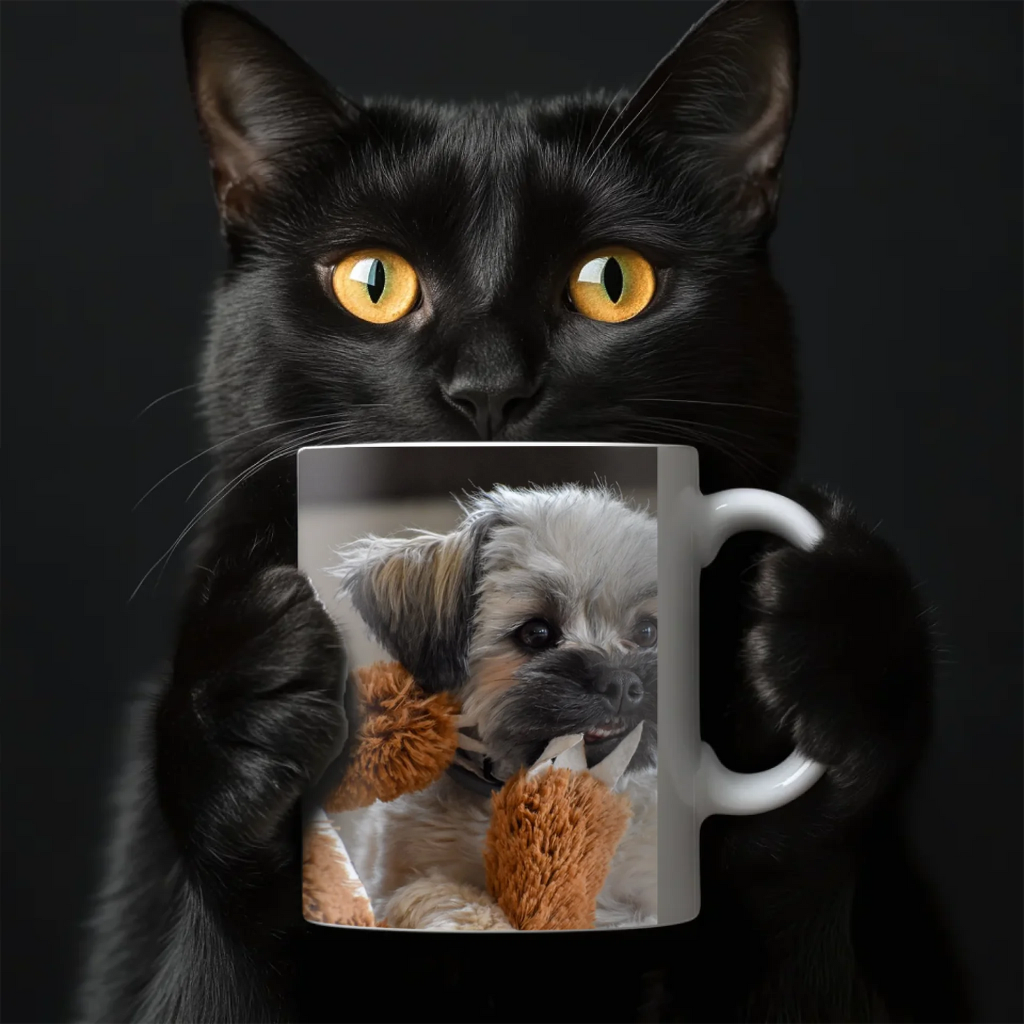 egyedi fényképes kutyás bögre