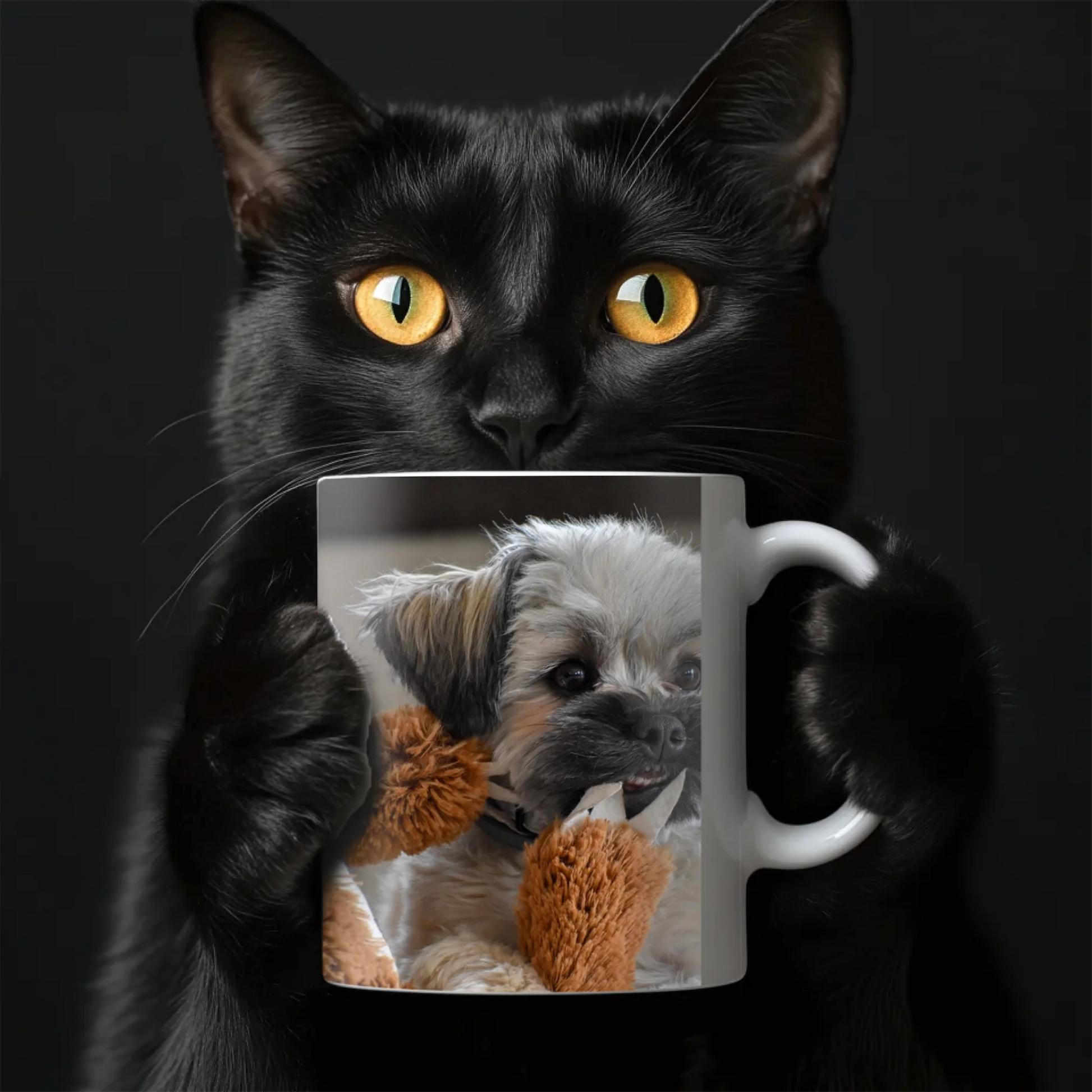 egyedi fényképes kutyás bögre