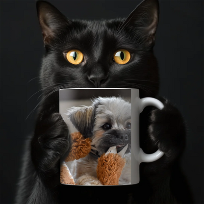 egyedi fényképes kutyás bögre