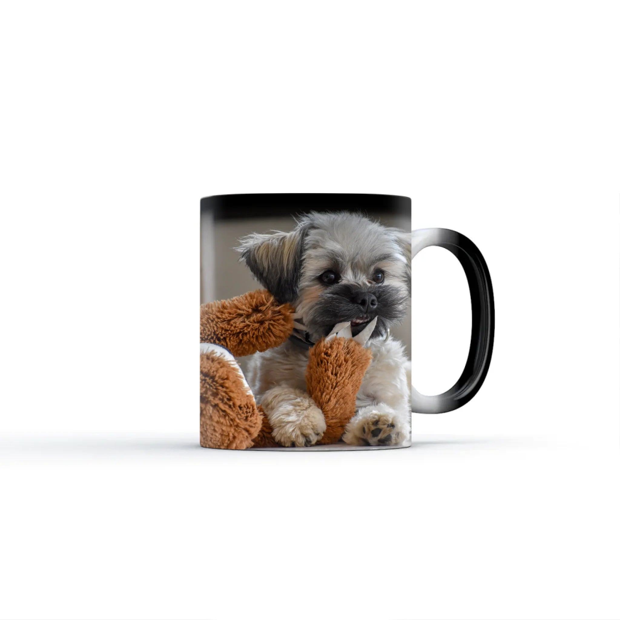 egyedi fényképes kutyás bögre színváltó