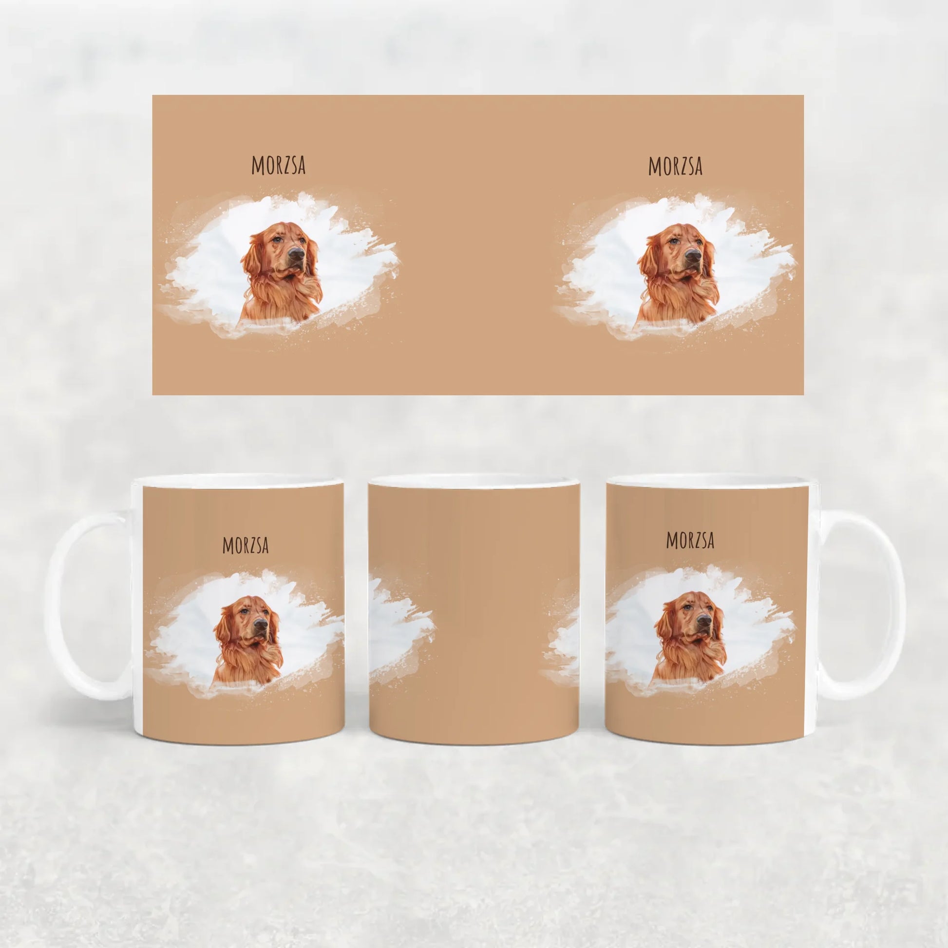 egyedi kutyás bögre