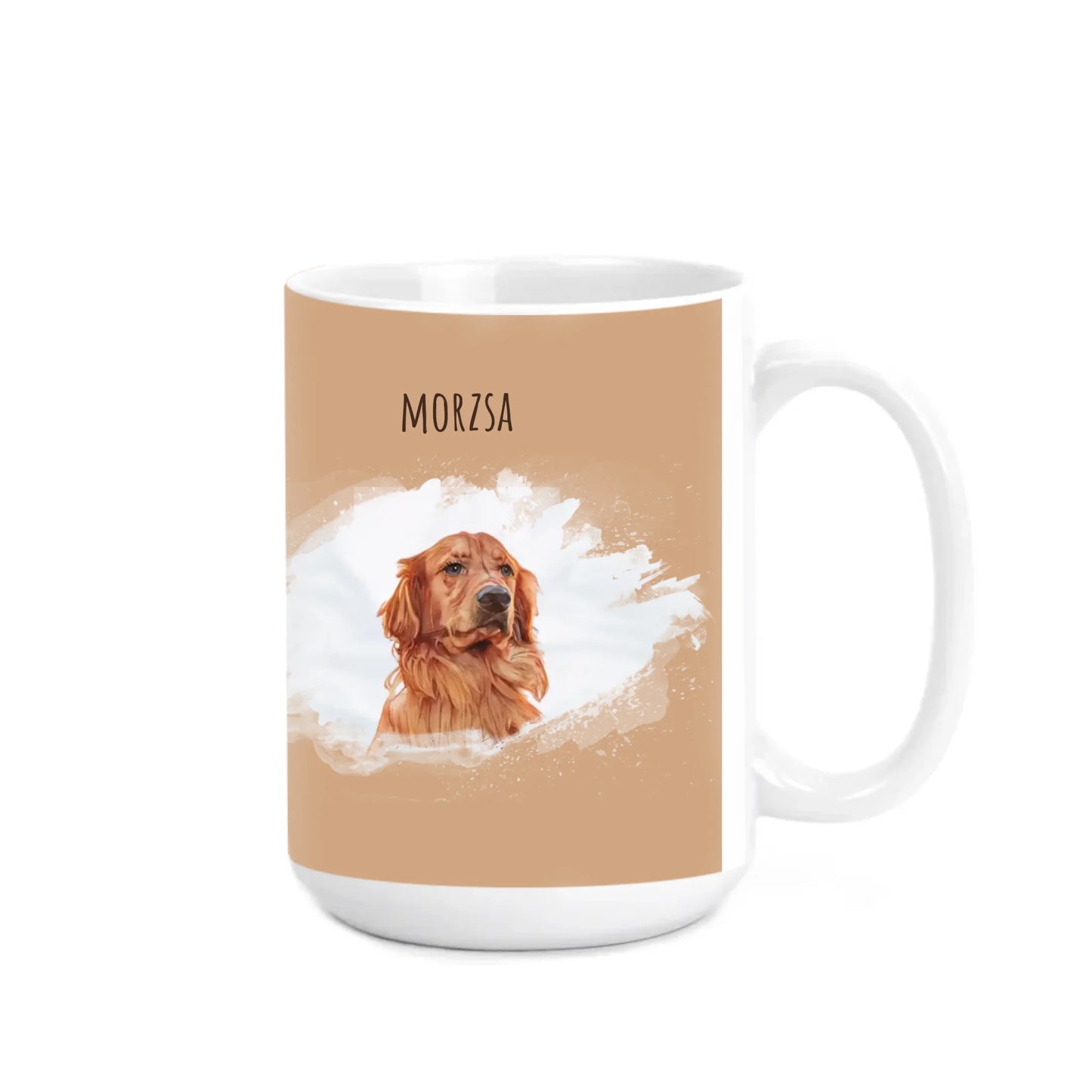 egyedi kutyás bögre XL