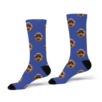 egyedi fényképes zokni arc