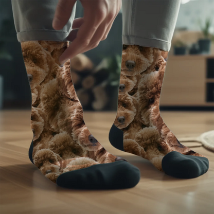 egyedi fényképes férfi zokni arckavalkád