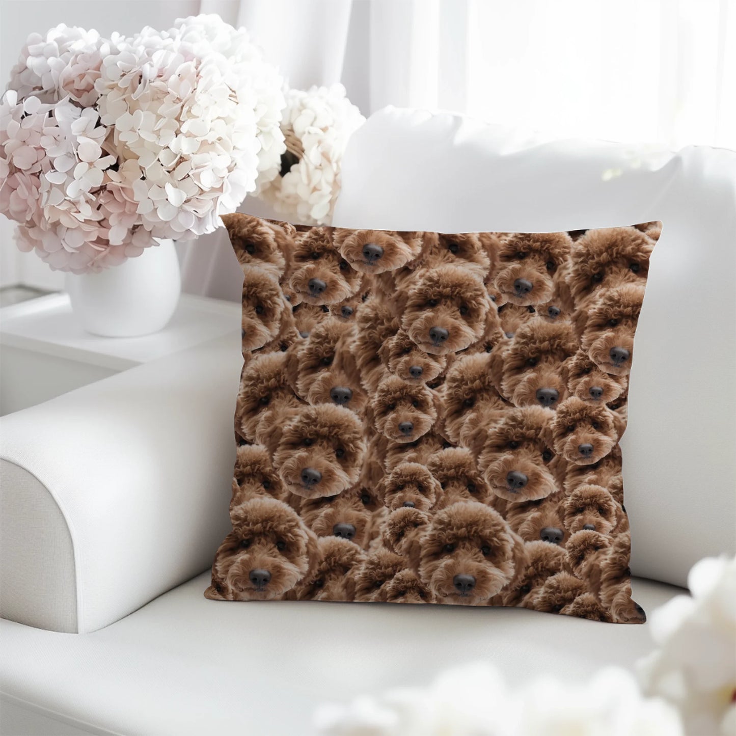 Egyedi Fényképes Párna - Arc Kavalkád