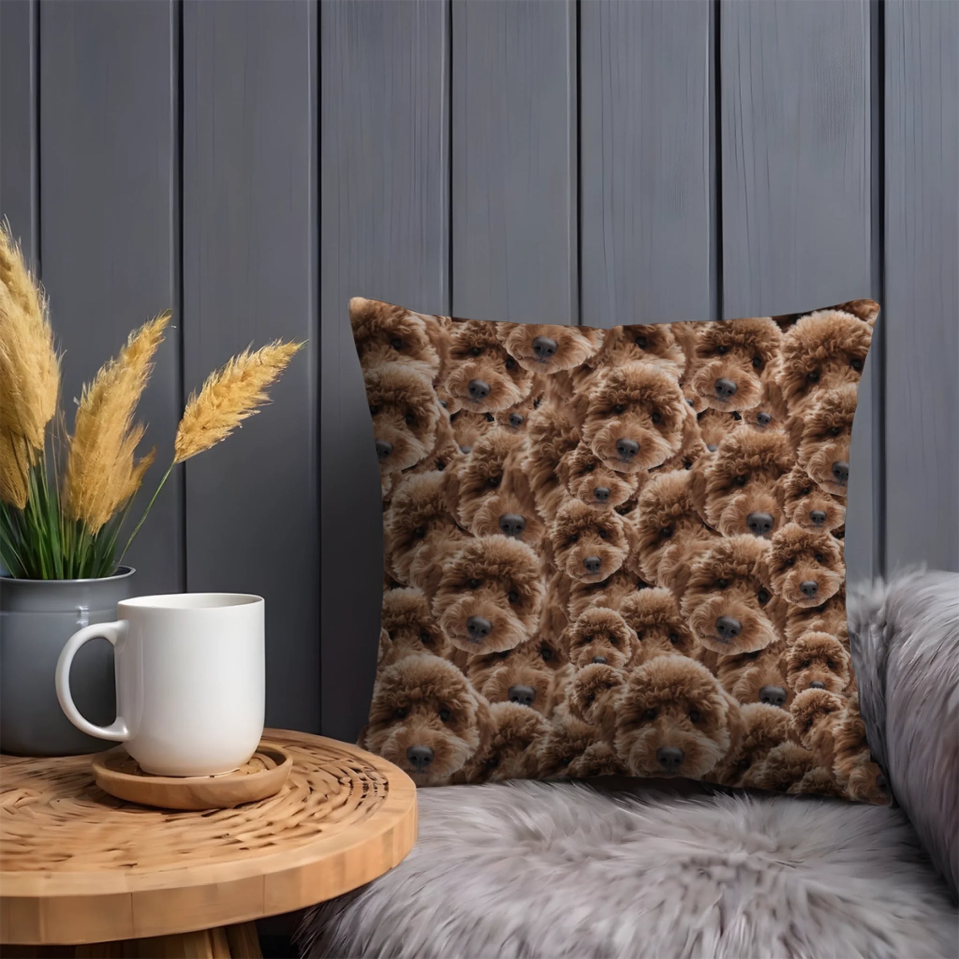 Egyedi Fényképes Párna - Arc Kavalkád