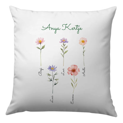 Egyedi Anyák Napi Virágos Párna