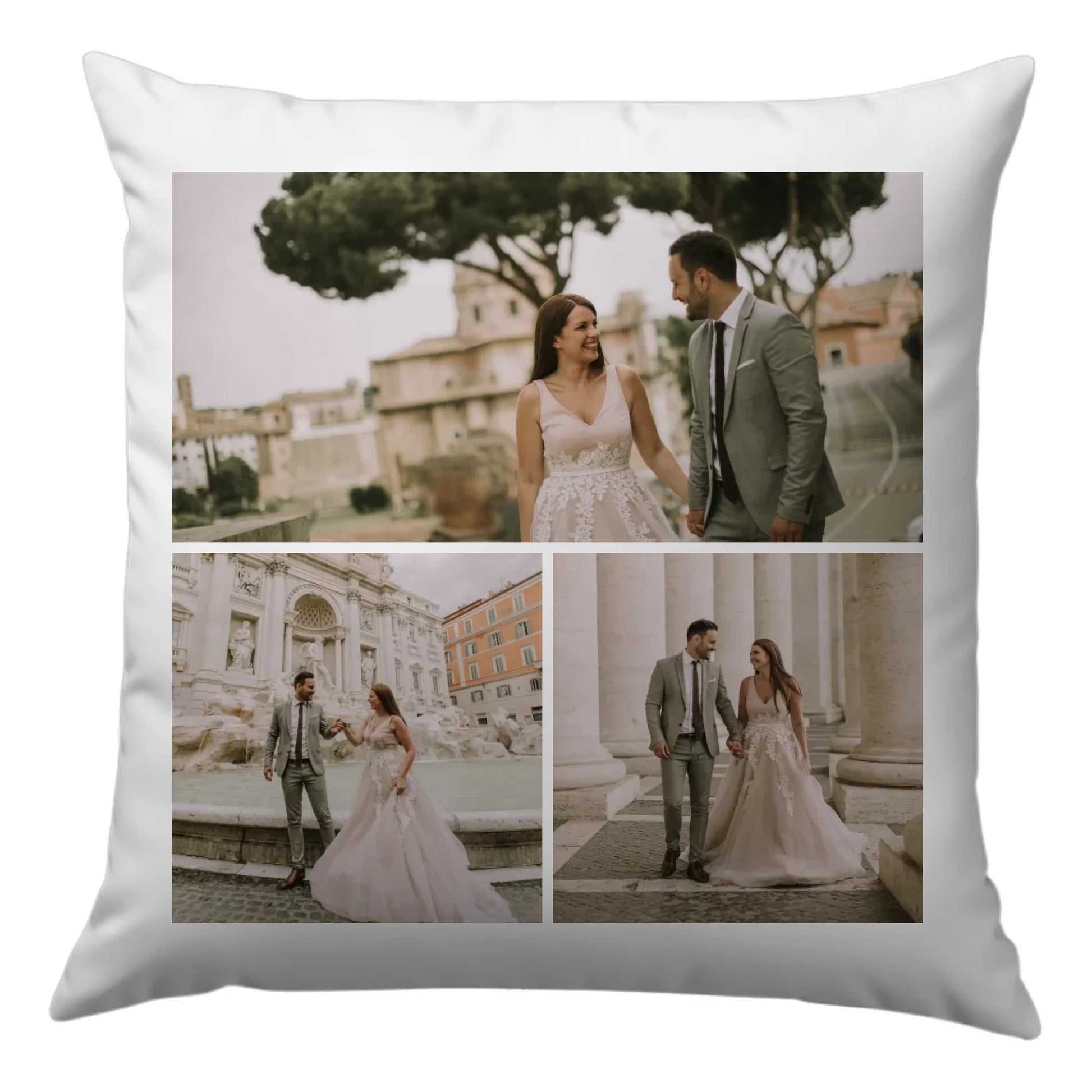 egyedi fényképes díszpárna 3 képpel