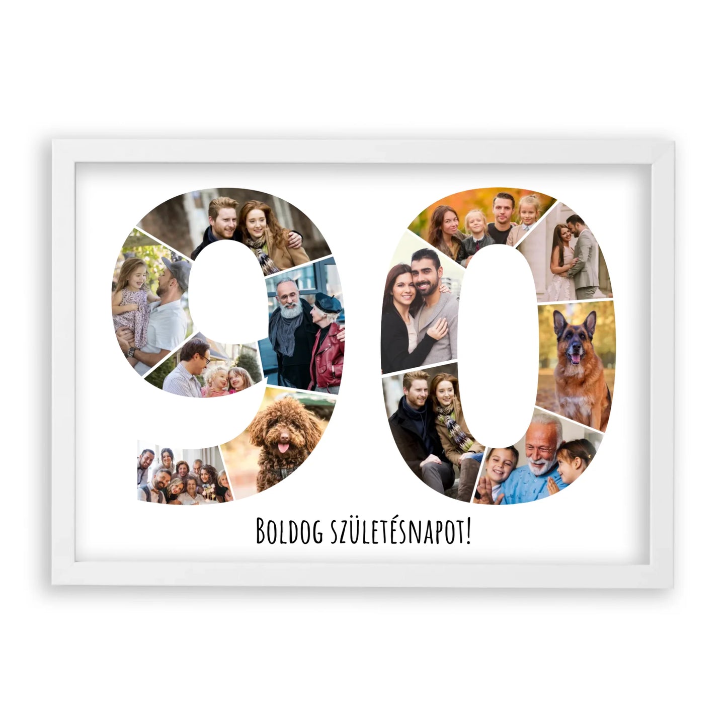 A4 mdf fehér keskeny vízszintes