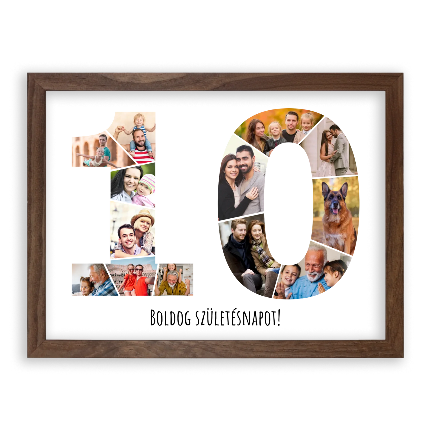 Egyedi Születésnapi Fotókollázs (10-19 évig) - Falikép
