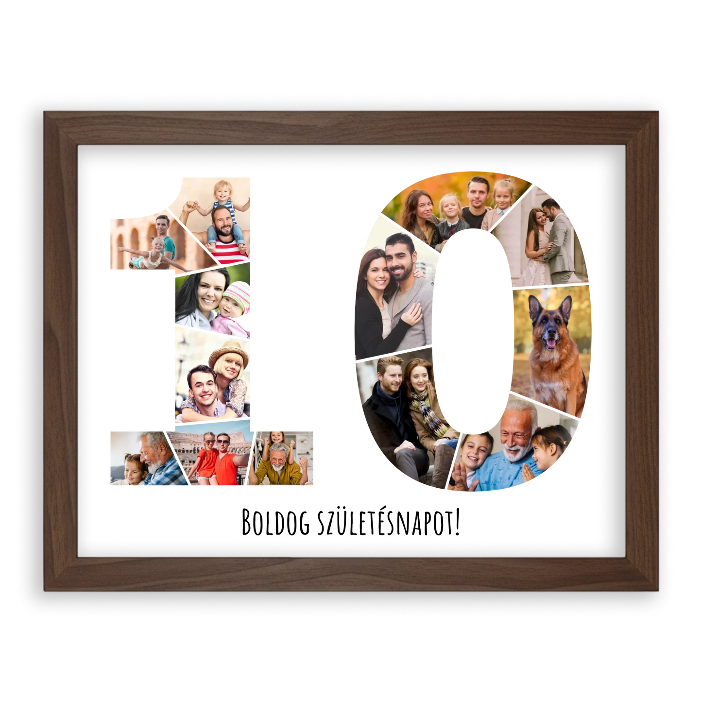 Egyedi Születésnapi Fotókollázs (10-19 évig) - Falikép