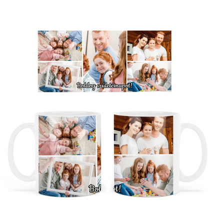 egyedi fényképes királyi portré bögre