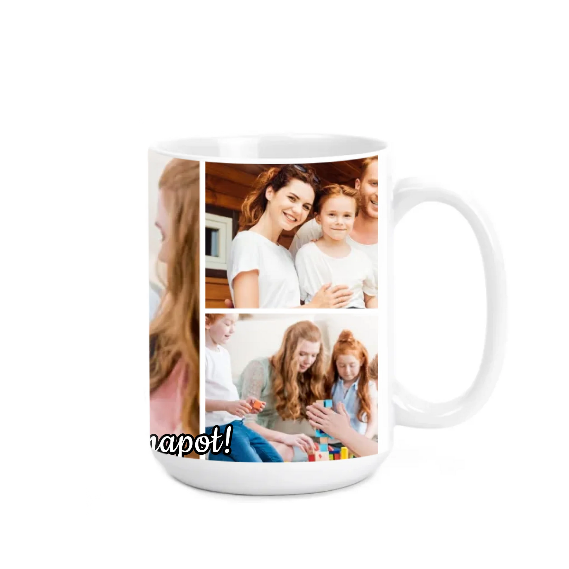 egyedi fényképes királyi portré bögre XL