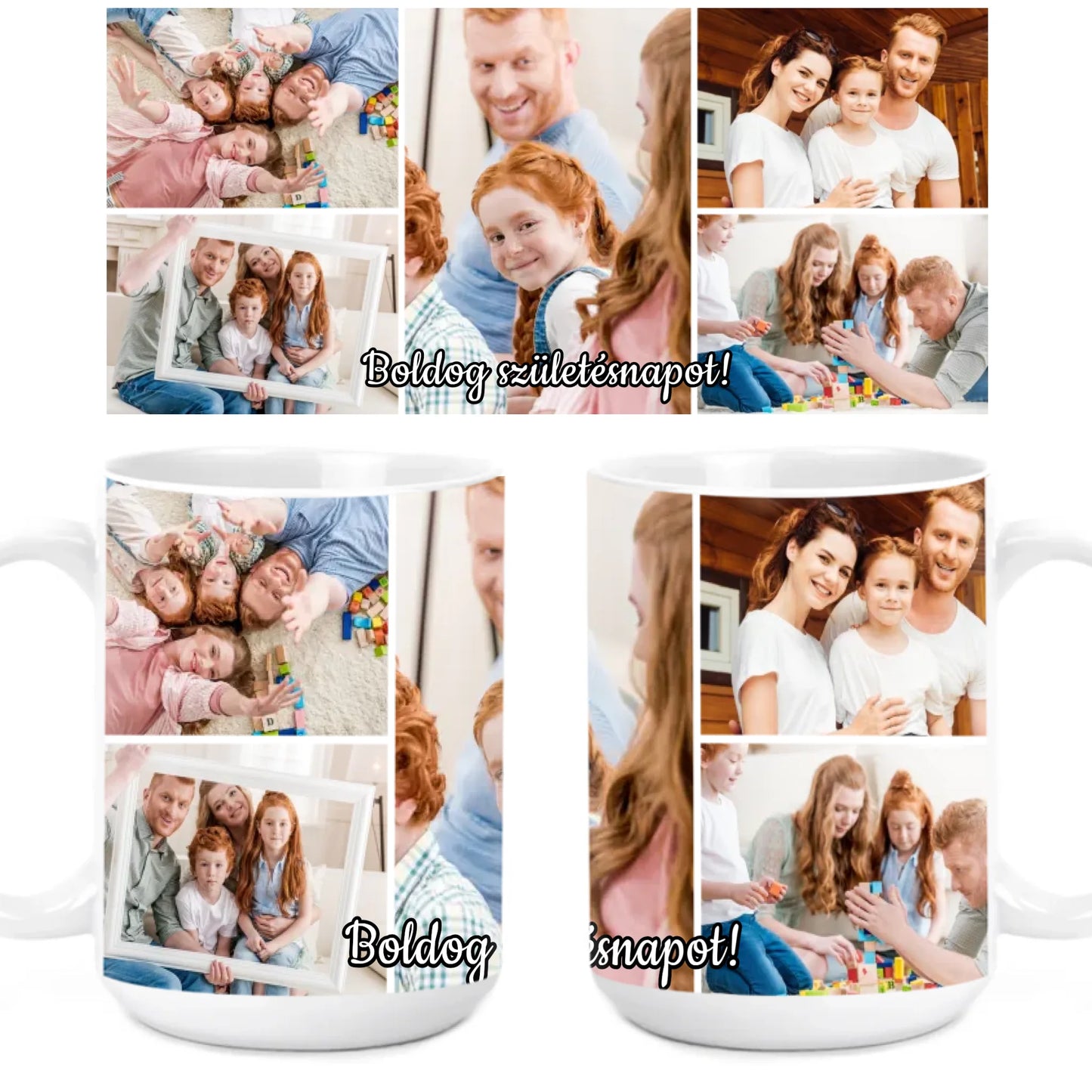 egyedi fényképes királyi portré bögre XL