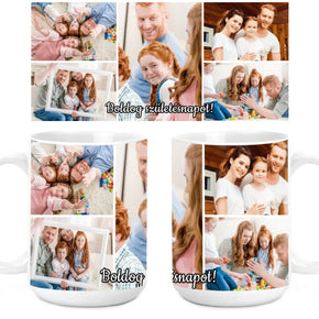 egyedi fényképes királyi portré bögre XL