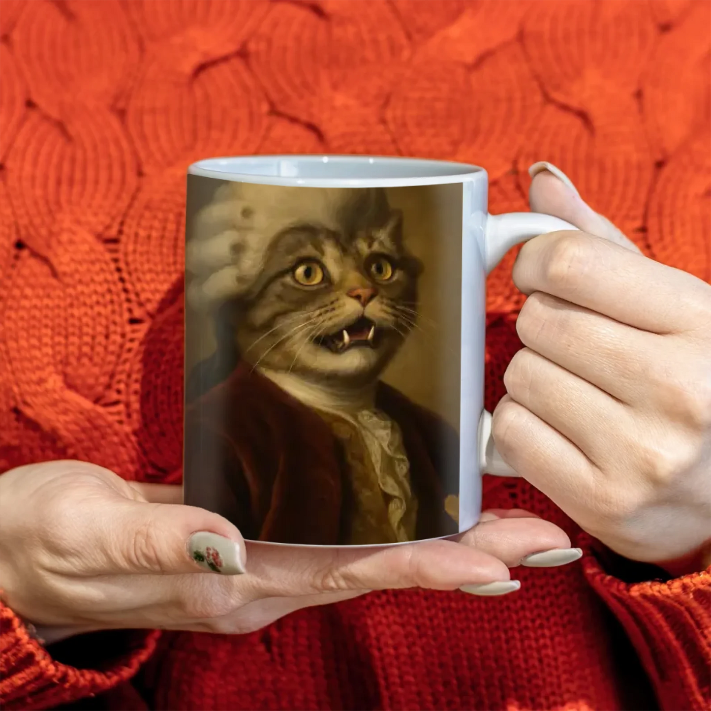 egyedi fényképes királyi portré bögre