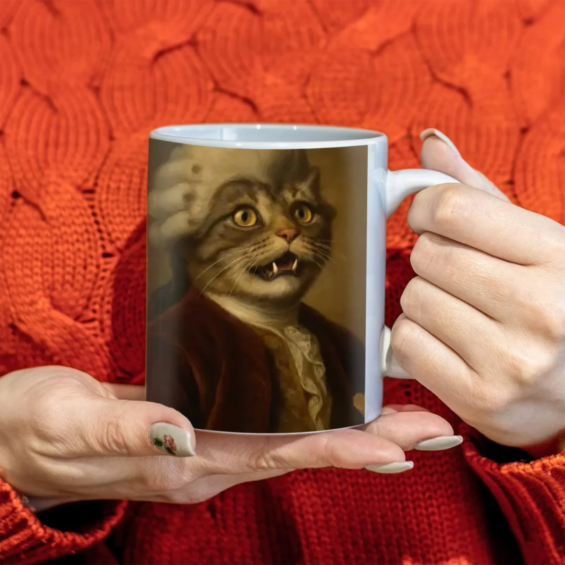 egyedi fényképes királyi portré bögre