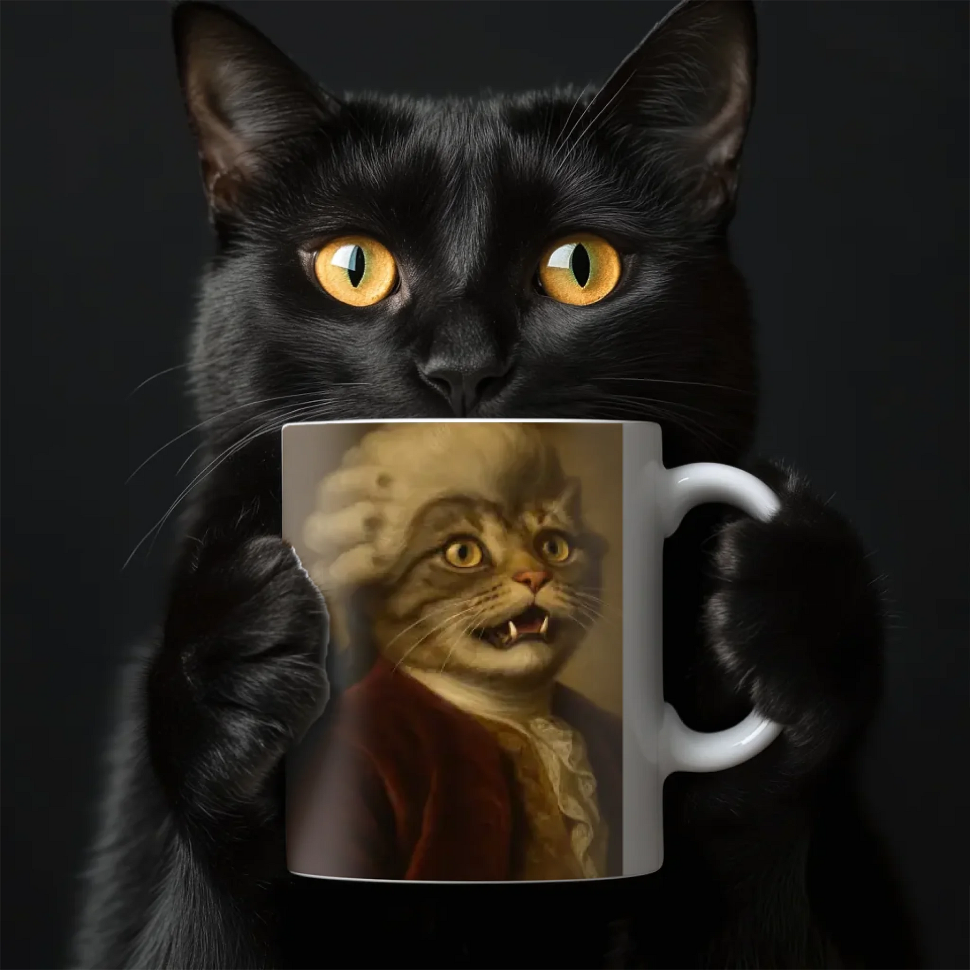 egyedi fényképes királyi portré bögre