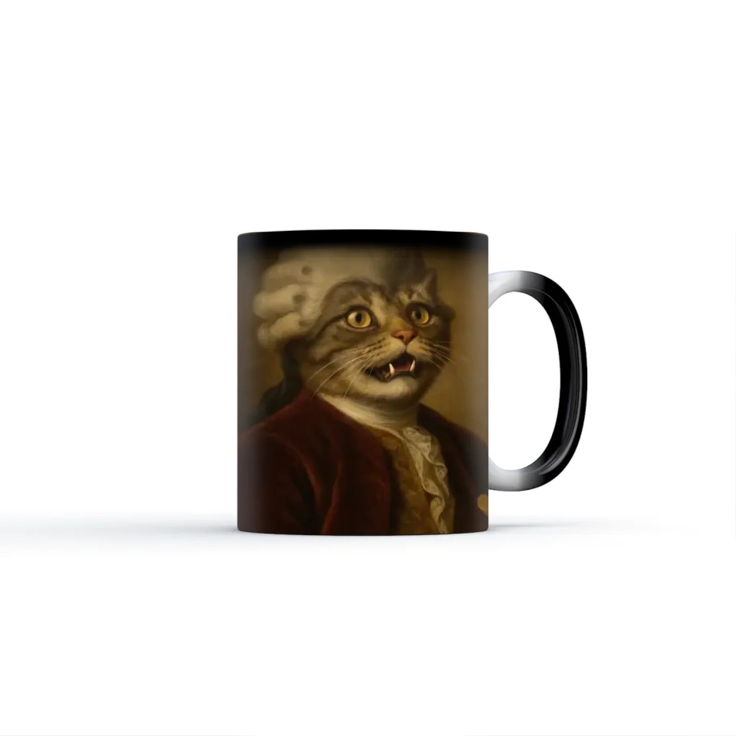 egyedi fényképes királyi portré bögre színváltó