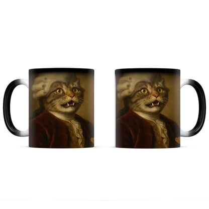 egyedi fényképes királyi portré bögre színváltó