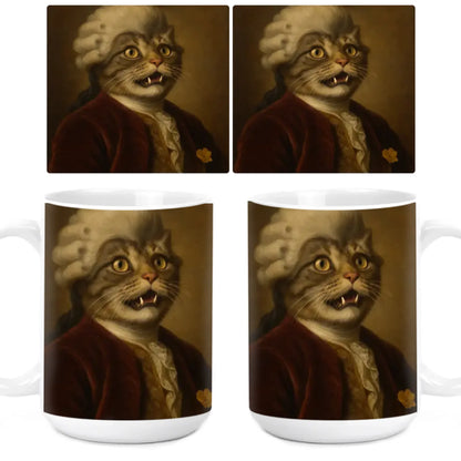 egyedi fényképes királyi portré bögre XL