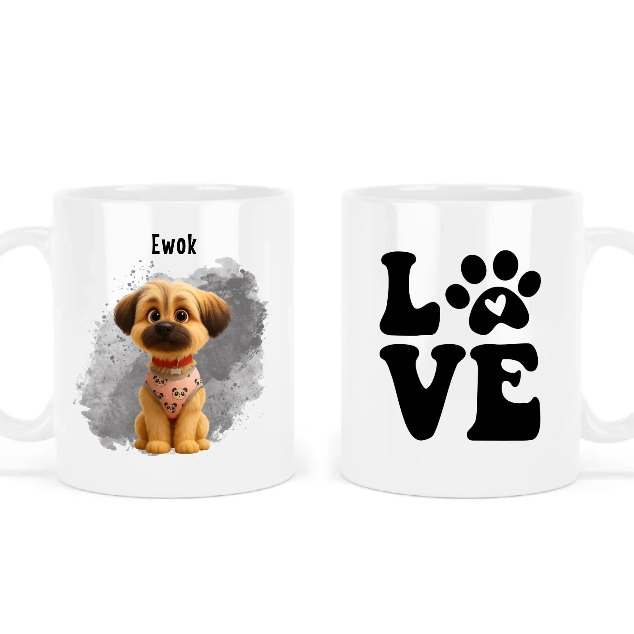 egyedi rajzfilm karakteres kutyás bögre