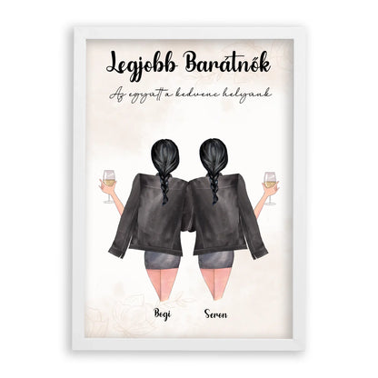 A4 mdf fehér keskeny