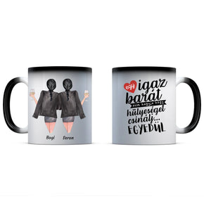 egyedi személyre szabható fényképes színváltó bögre