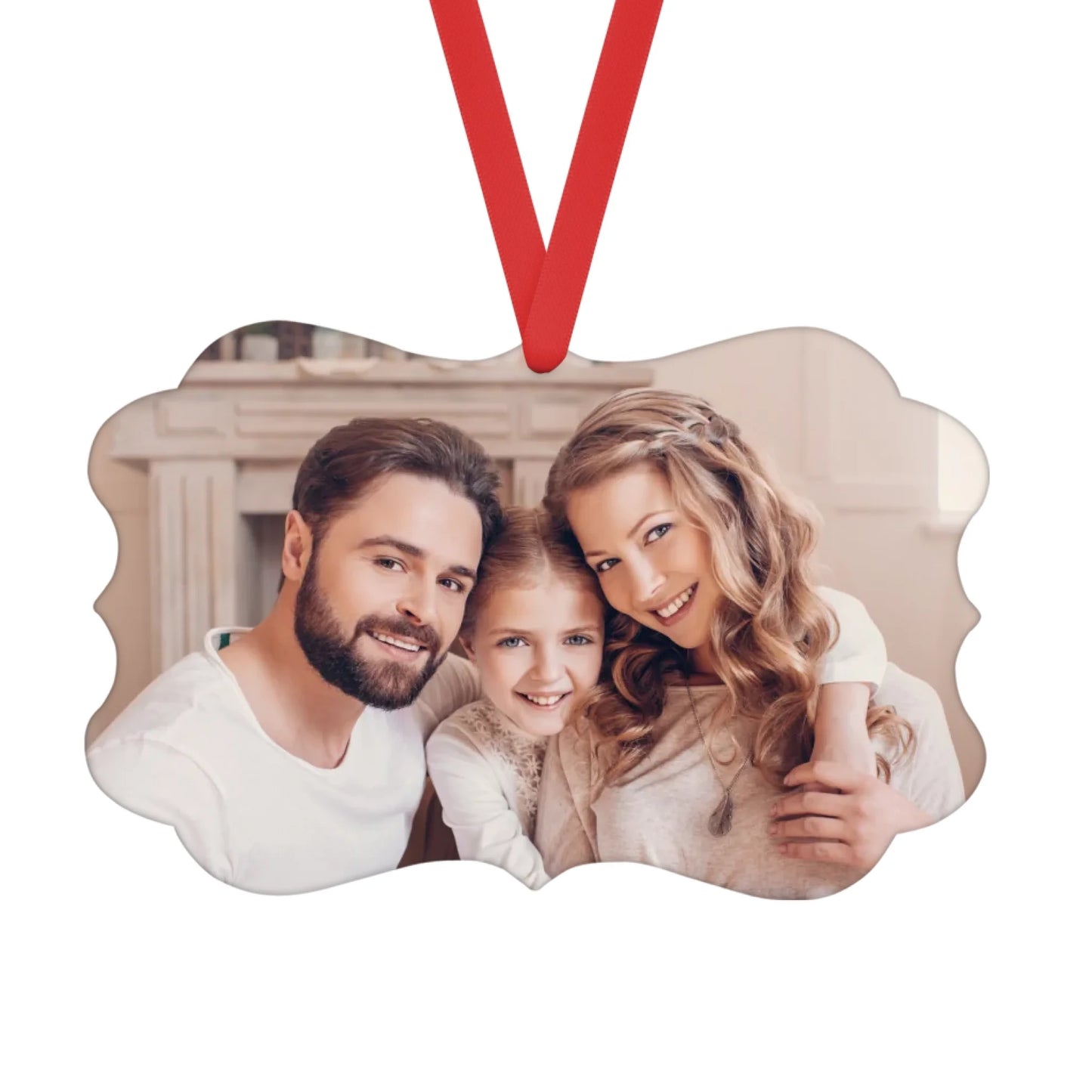 egyedi fényképes karácsonyfadísz