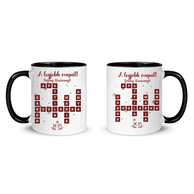 A Legjobb Csapat - Egyedi Szókirakó Bögre
