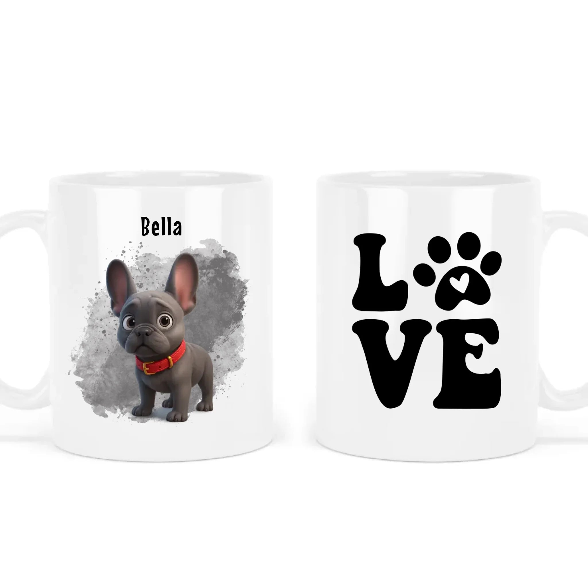 egyedi rajzfilm karakteres kutyás bögre