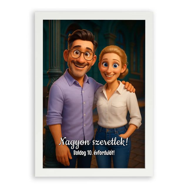 Disney Stílusú Egyedi Fényképes Falikép