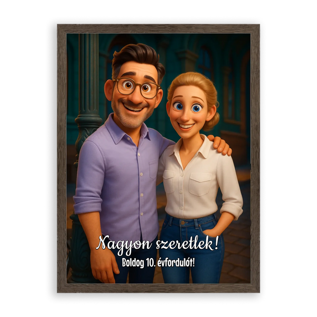 Disney Stílusú Egyedi Fényképes Falikép