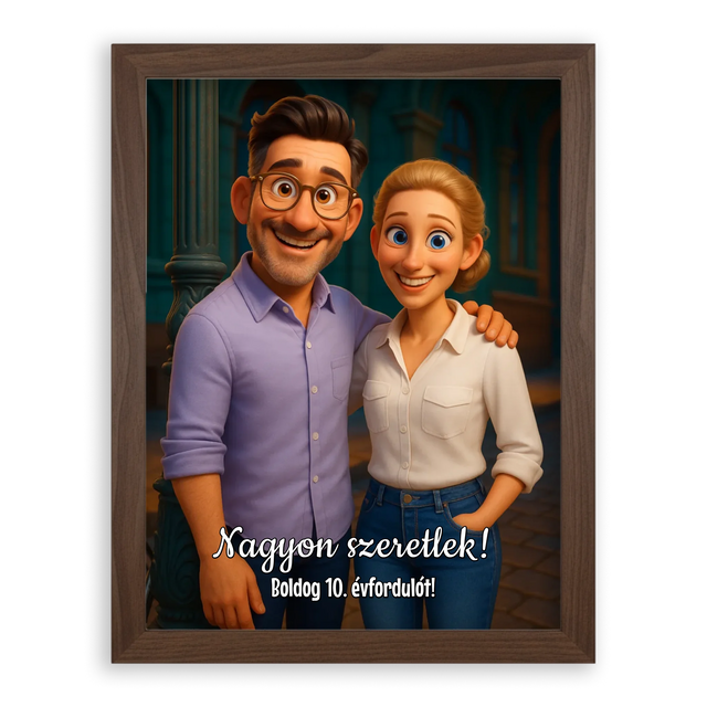 Disney Stílusú Egyedi Fényképes Falikép