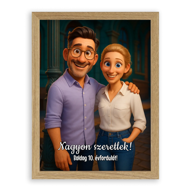 Disney Stílusú Egyedi Fényképes Falikép