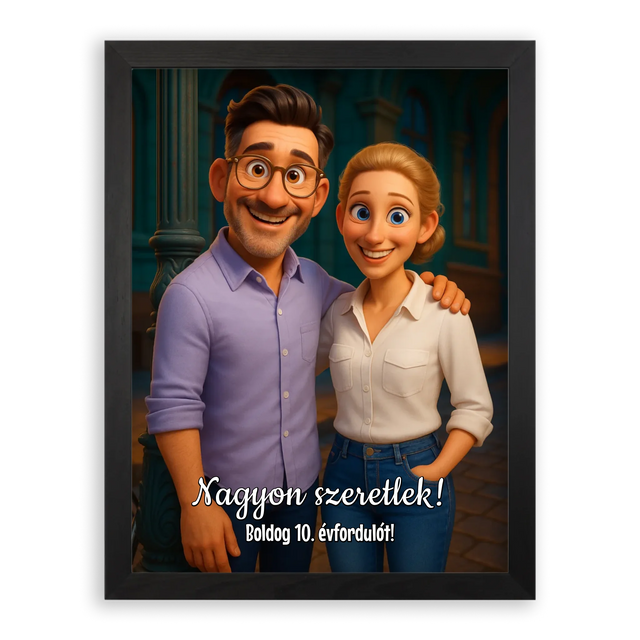 Disney Stílusú Egyedi Fényképes Falikép