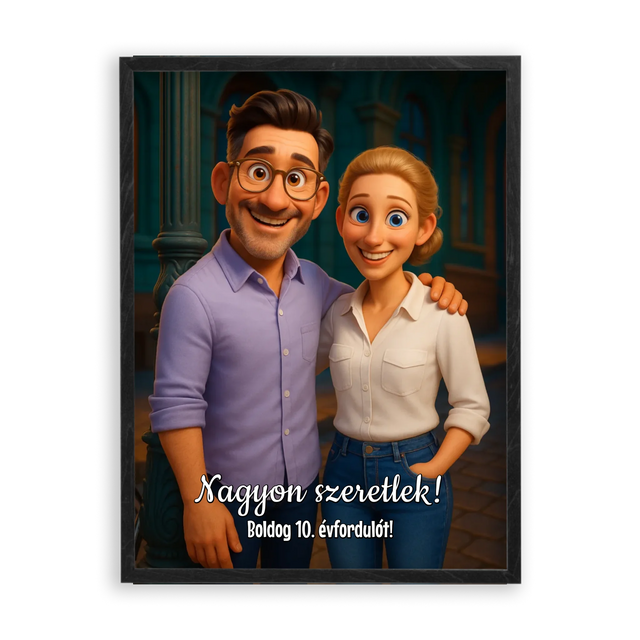 Disney Stílusú Egyedi Fényképes Falikép