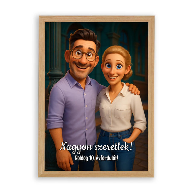 Disney Stílusú Egyedi Fényképes Falikép